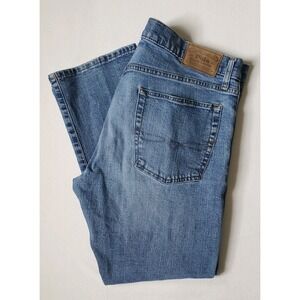 Polo Ralph Lauren The Varick Slim Straight Jeans Mens 36x30 Light Wash Denim
